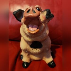 Vintage 1996 Sam Electronics Door Greeting Pig Motion Sensing Figure CHARITY